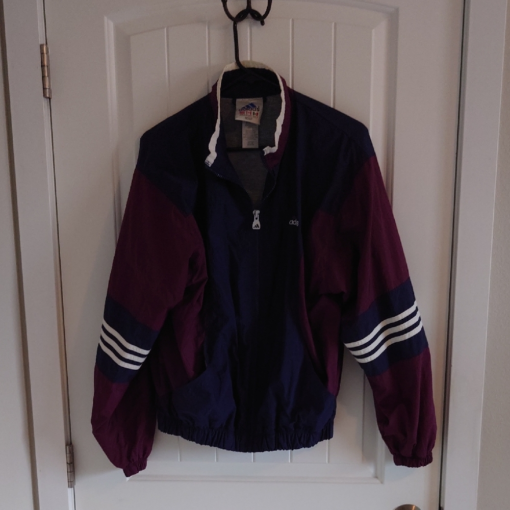 Vintage Adidas Lined Puffy Crop Jacket